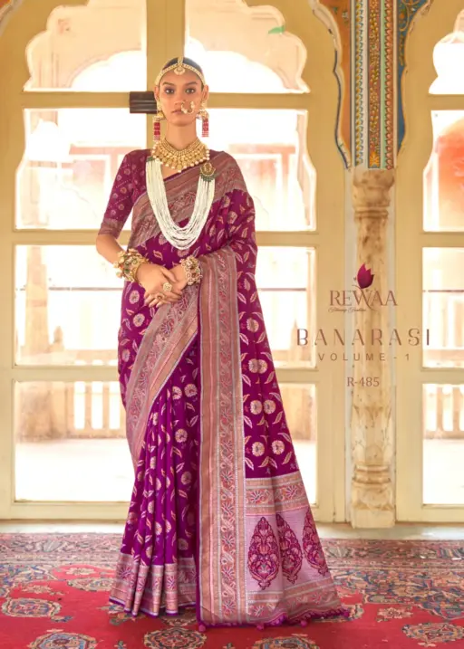 Banarasi Silk Patola Saree Reewa Banarasi vol-1