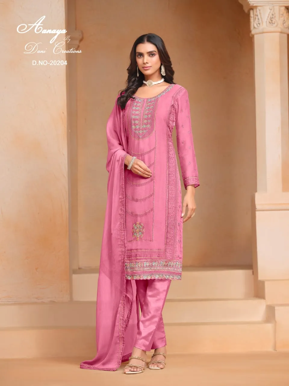 Big Size Festive Wear Straight Ethnic Salwar Suit Aanaya Vol202