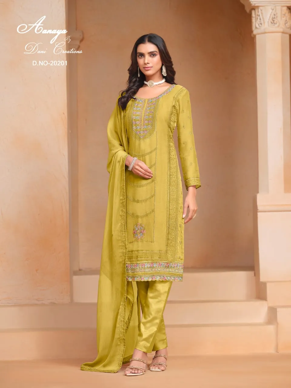 Big Size Festive Wear Straight Ethnic Salwar Suit Aanaya Vol202 - Image 2