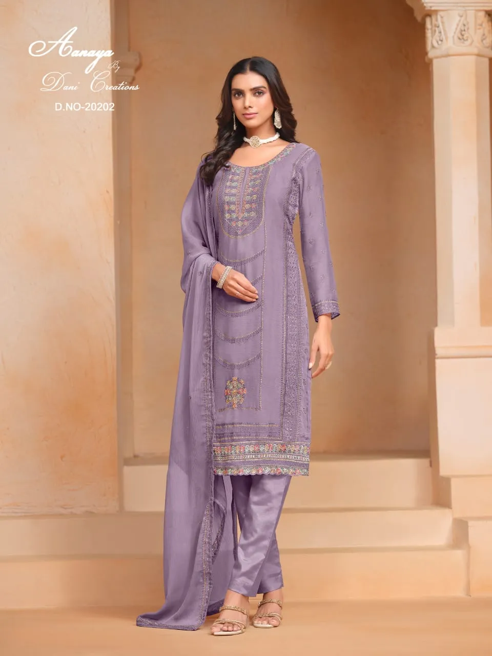 Big Size Festive Wear Straight Ethnic Salwar Suit Aanaya Vol202 - Image 3