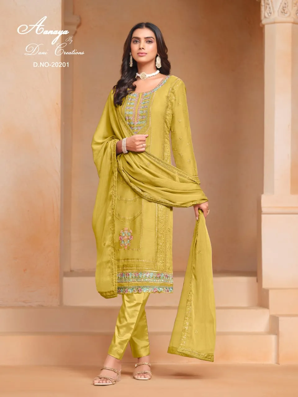 Big Size Festive Wear Straight Ethnic Salwar Suit Aanaya Vol202 - Image 5