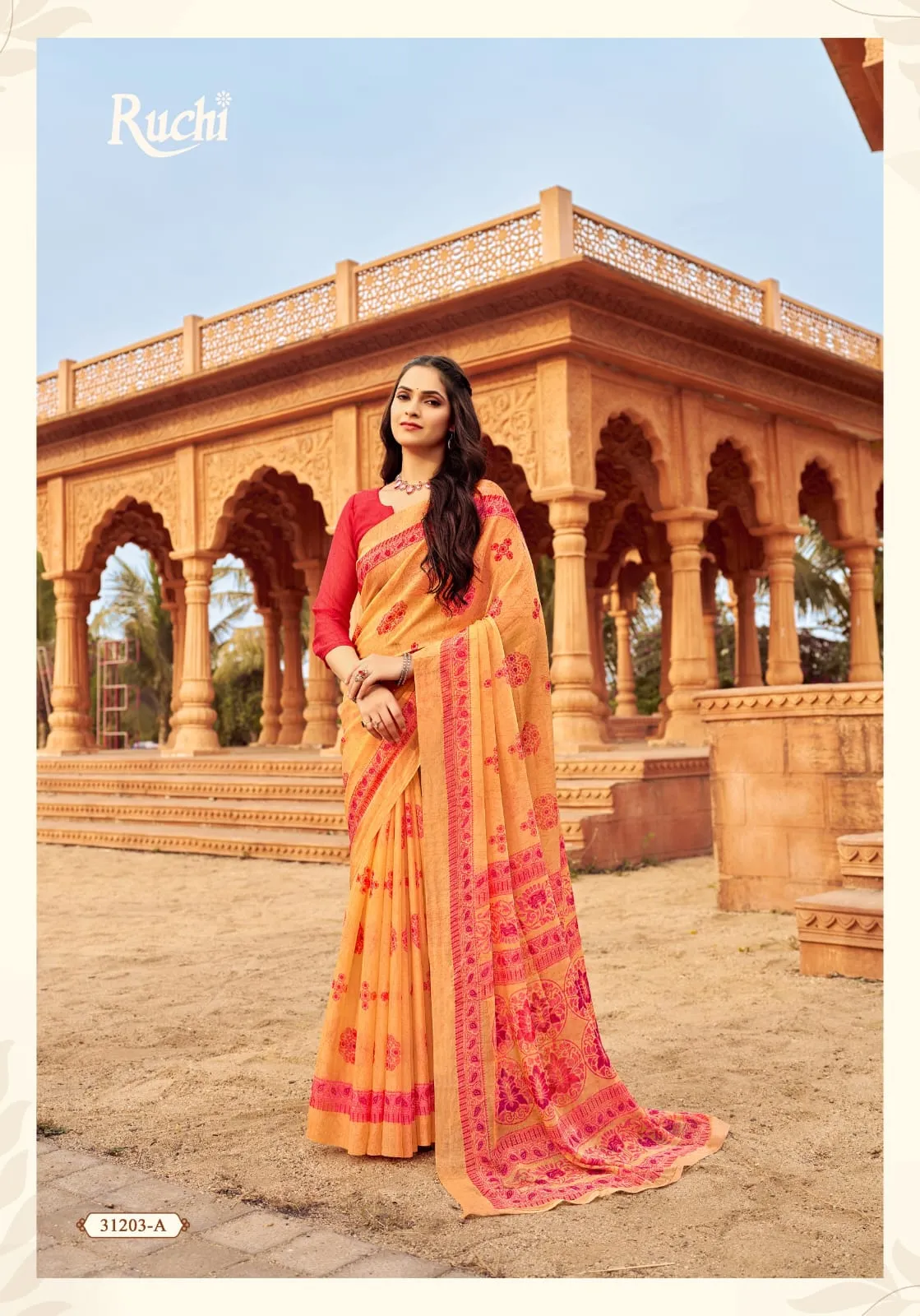 Daily Wear Chiffon Ethnic Saree Star Chiffon 151