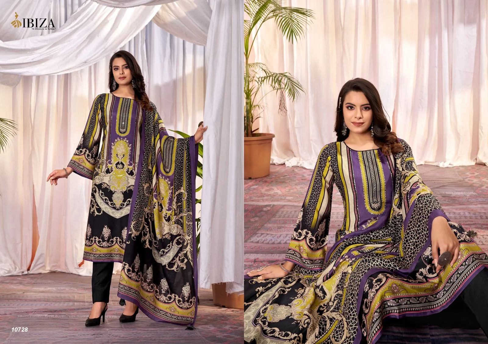 Fancy Digital Printed Wholesale Suit Ibiza Kelena - Image 2
