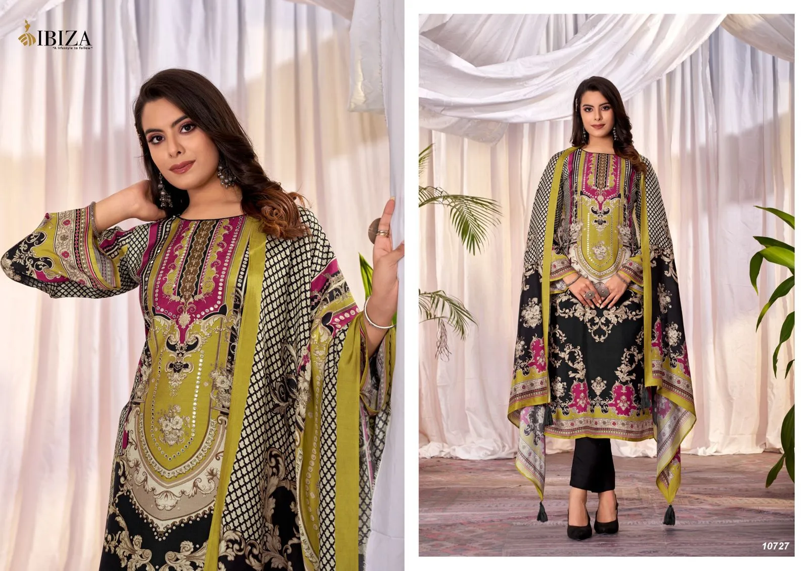 Fancy Digital Printed Wholesale Suit Ibiza Kelena - Image 3