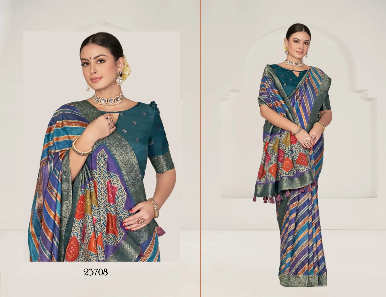 Festive Wear Premium Saree With Heavy Work - Image 11