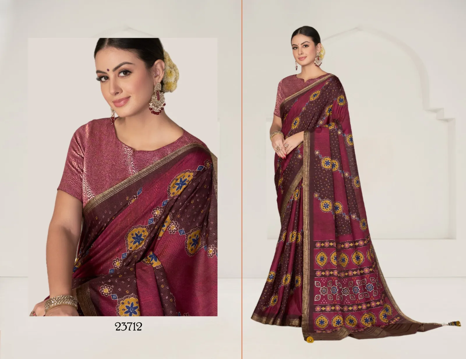 Festive Wear Premium Saree With Heavy Work - Image 4