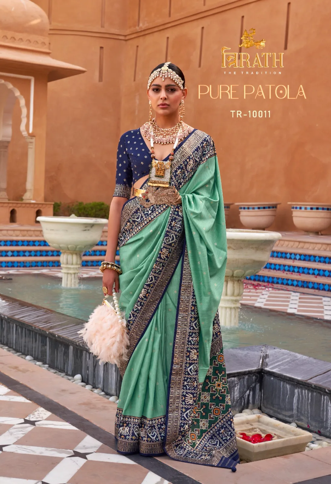 Festive Wear Pure Patola Saree - Image 10