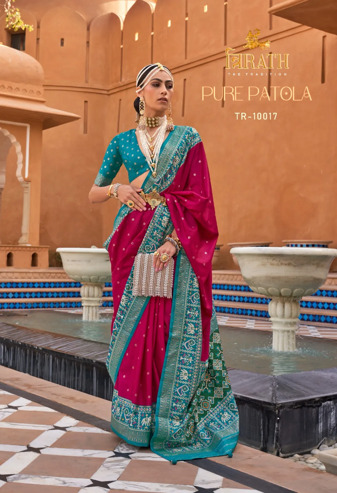 Festive Wear Pure Patola Saree - Image 4