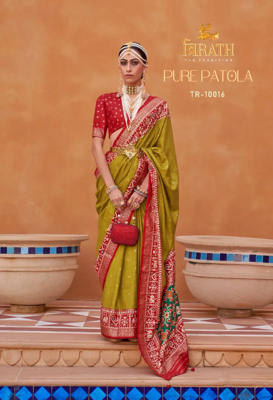 Festive Wear Pure Patola Saree - Image 6