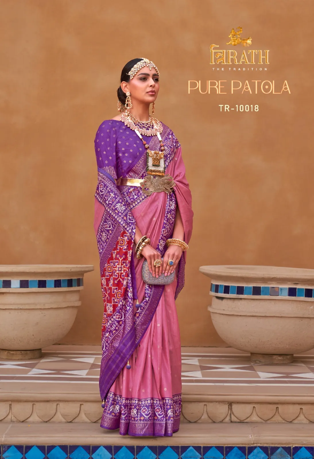 Festive Wear Pure Patola Saree - Image 8