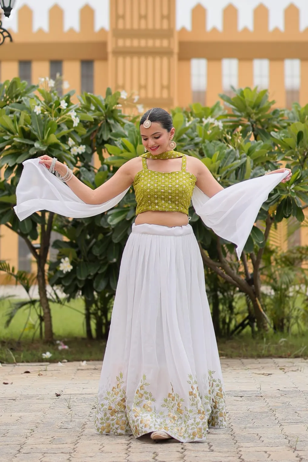 Georgette Sequence lehenga Choli - Image 3