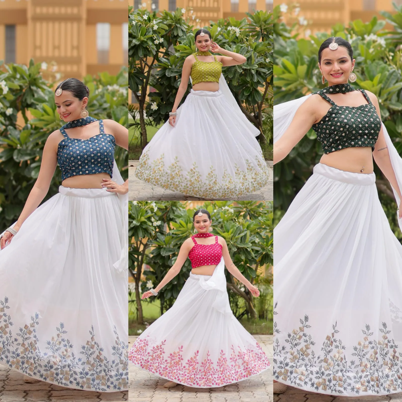 Georgette Sequence lehenga Choli - Image 5