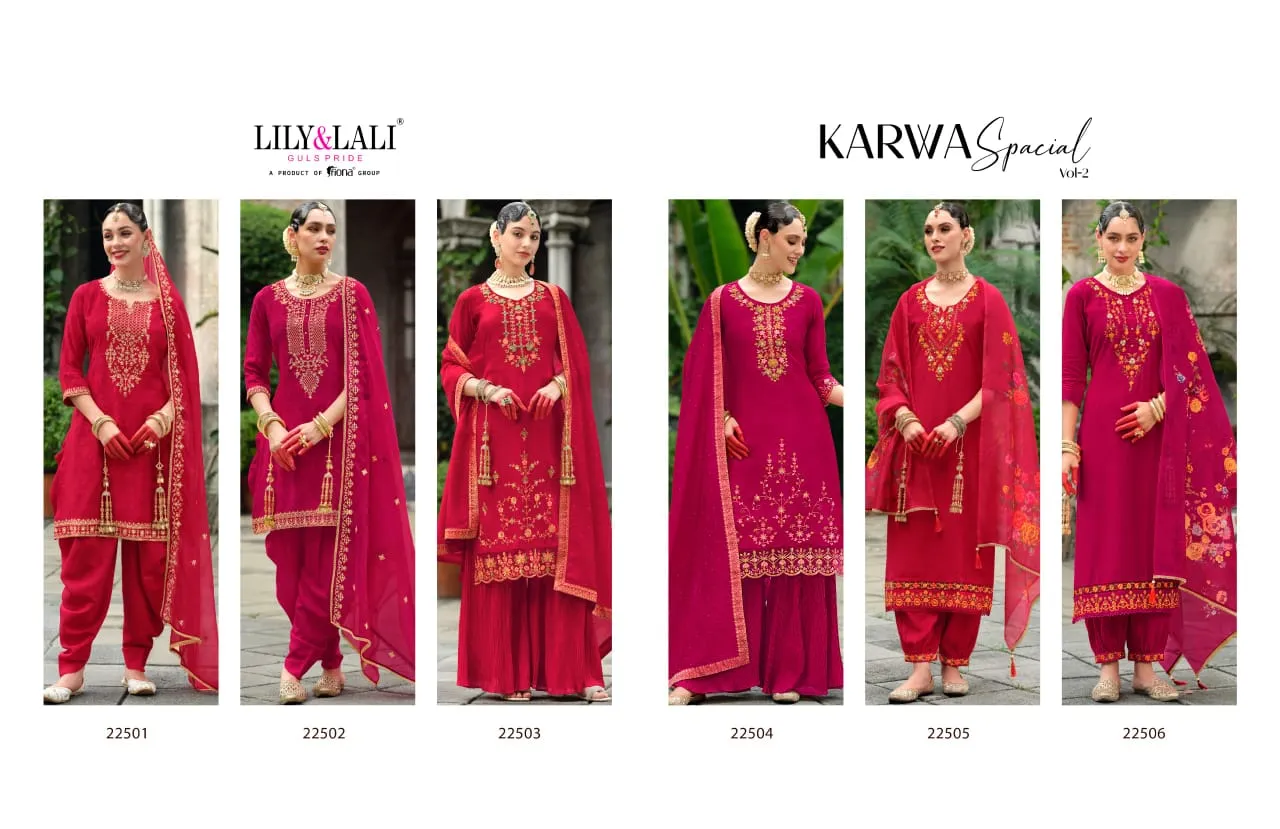 Karwa Chauth Special Suits Lily Lali Karwa Special -2 - Image 9