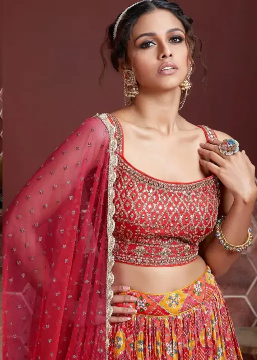 Leheriya Printed Lehenga Choli Zeel Vol 22