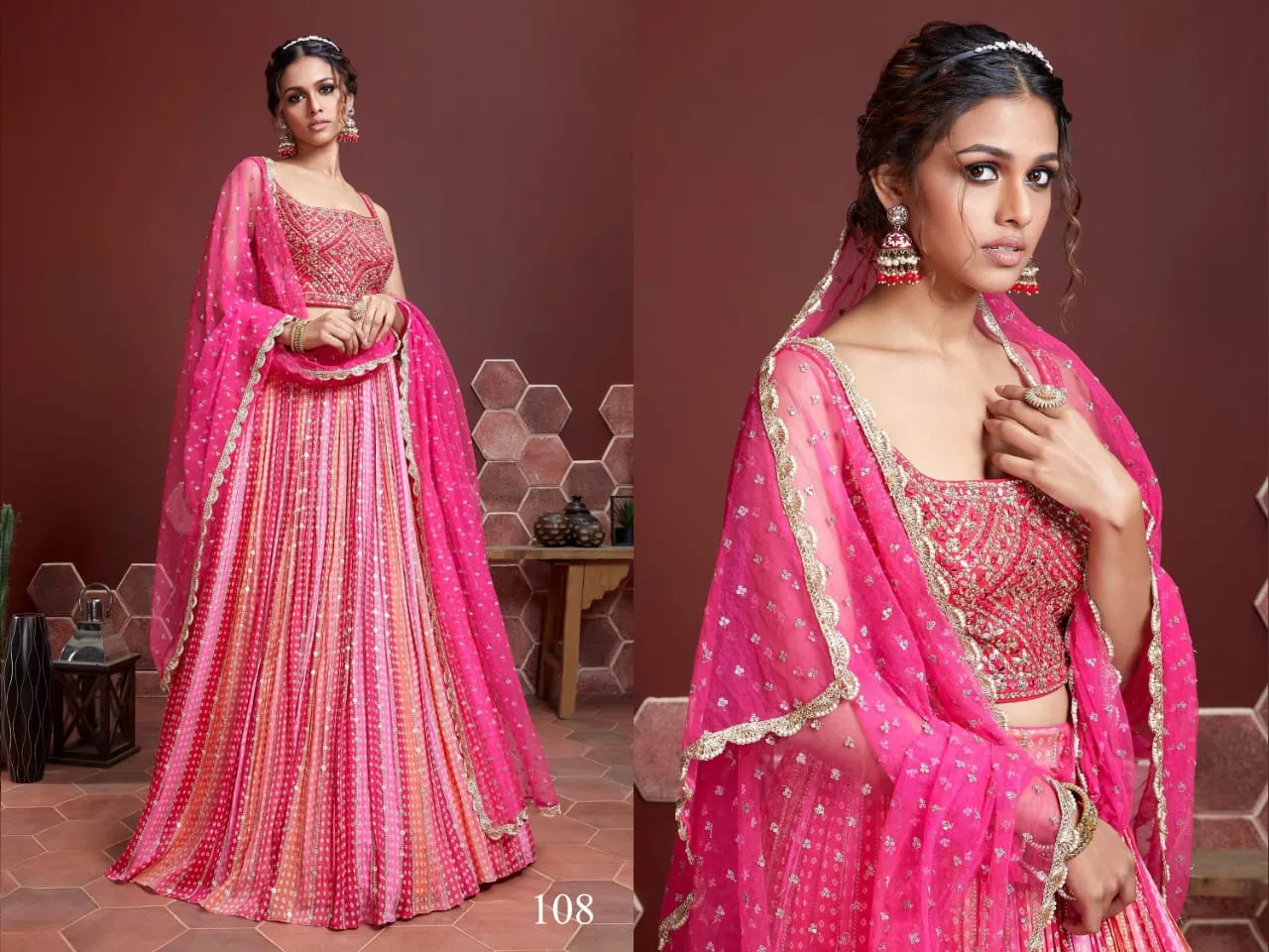 Leheriya Printed Lehenga Choli Zeel Vol 22 - Image 10