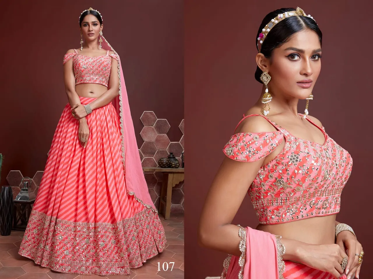 Leheriya Printed Lehenga Choli Zeel Vol 22 - Image 11