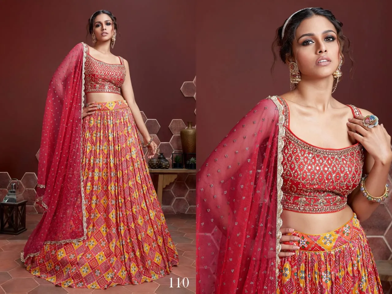 Leheriya Printed Lehenga Choli Zeel Vol 22 - Image 9