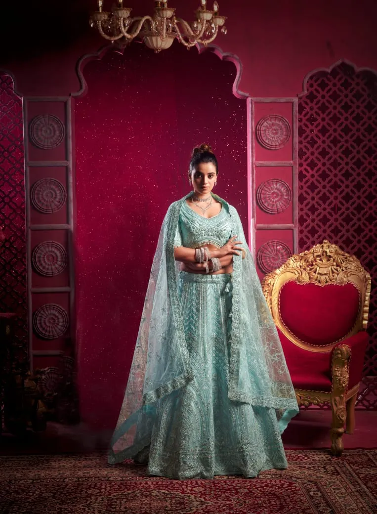 Premium Net Bridal Lehenga Choli Designs 2024 Ethnic Anantesh Bridal Couture Vol 4 - Image 10
