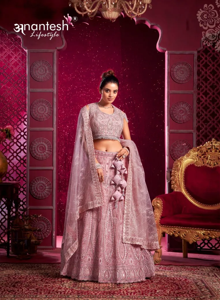 Premium Net Bridal Lehenga Choli Designs 2024 Ethnic Anantesh Bridal Couture Vol 4 - Image 8