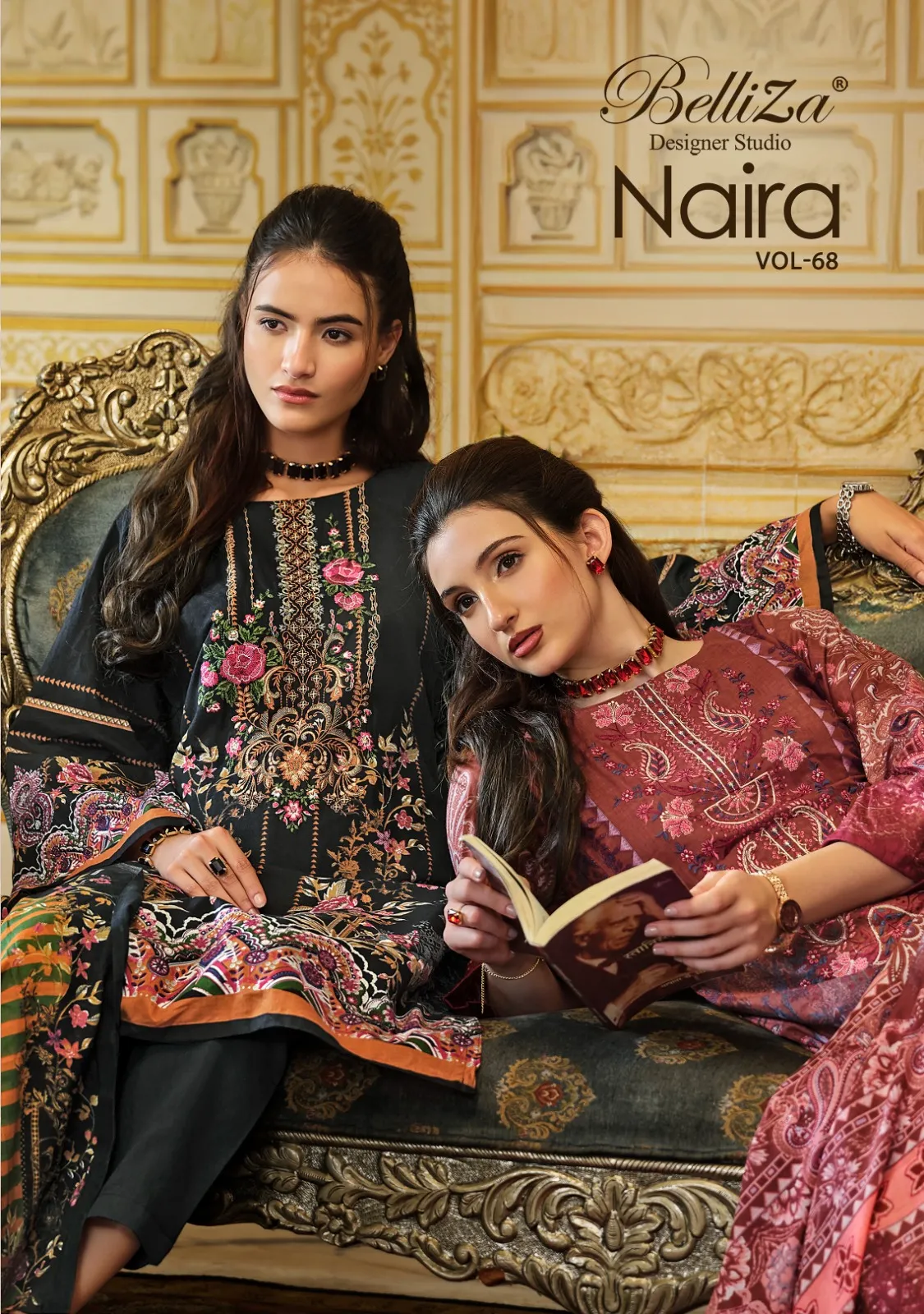 Pure Cotton Digital Print Wholesale Salwar Suit Belliza Naira Vol-68