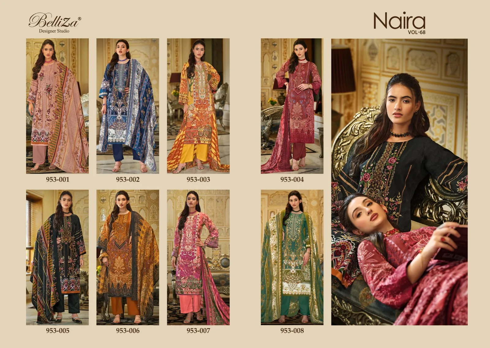 Pure Cotton Digital Print Wholesale Salwar Suit Belliza Naira Vol-68 - Image 2