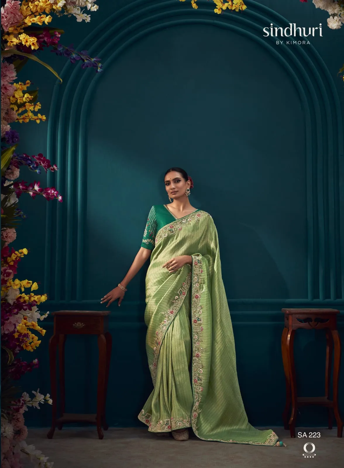 Pure Silk Wedding Wear Saree Kimora Tyohaar - Image 11