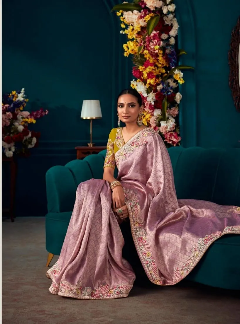 Pure Silk Wedding Wear Saree Kimora Tyohaar - Image 9