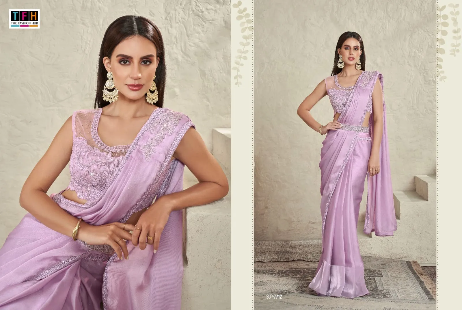 Ready To Wear Festive Saree Super Star 2 - Image 6