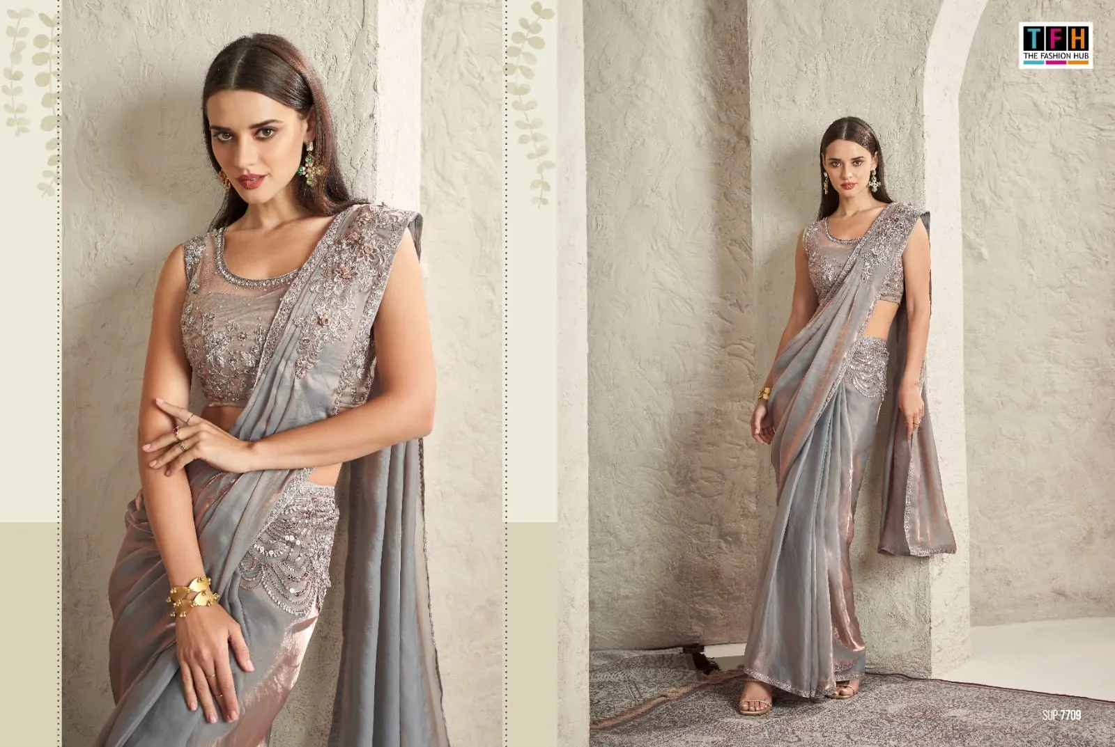 Ready To Wear Festive Saree Super Star 2 - Image 7