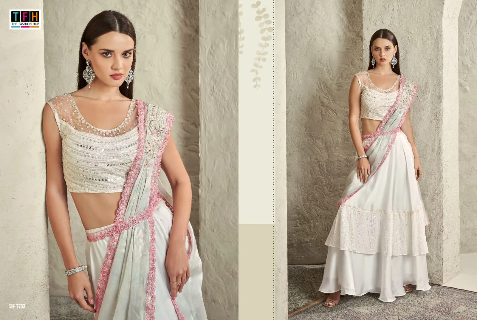 Ready To Wear Festive Saree Super Star 2 - Image 9