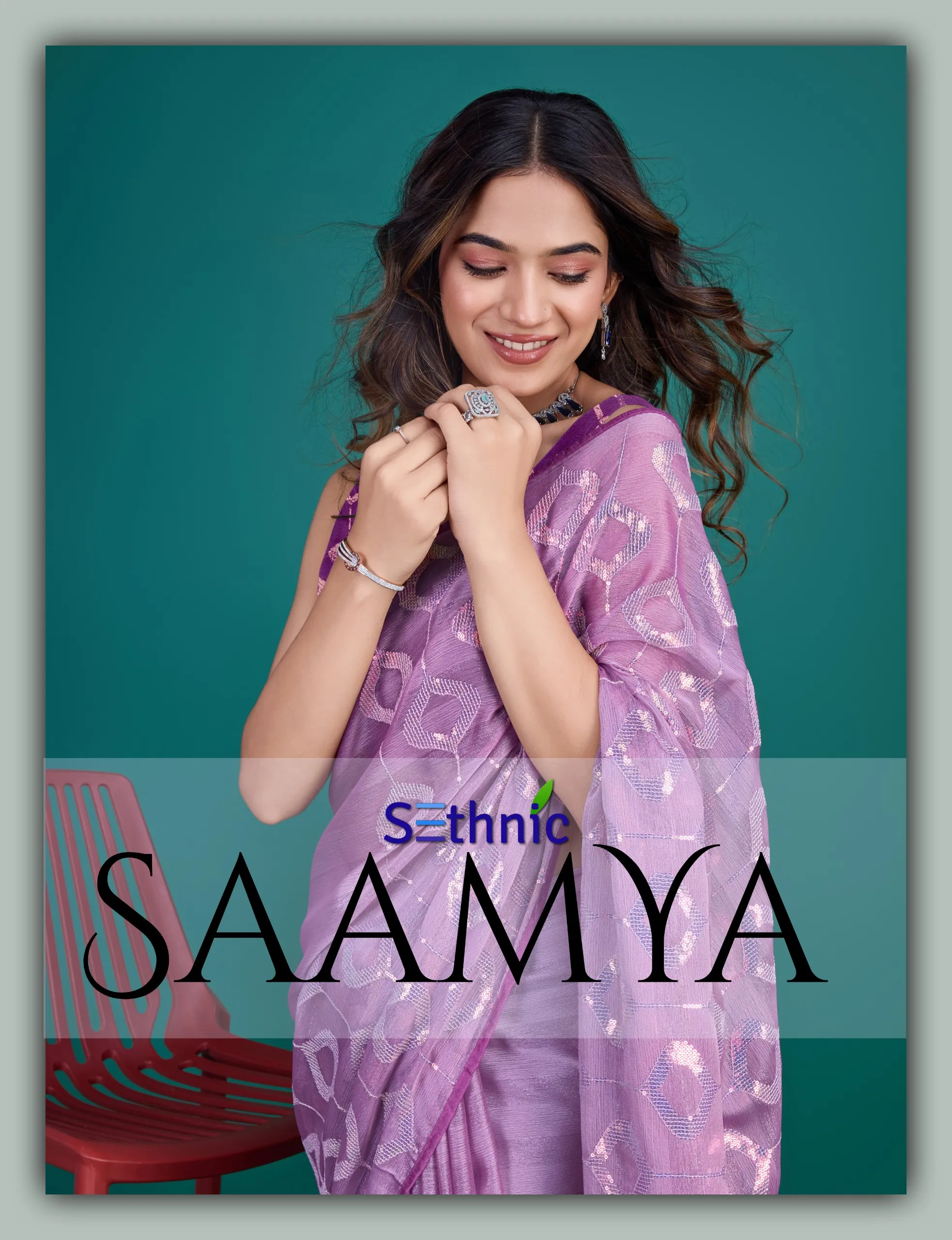 Sequince Work Saree Saamya