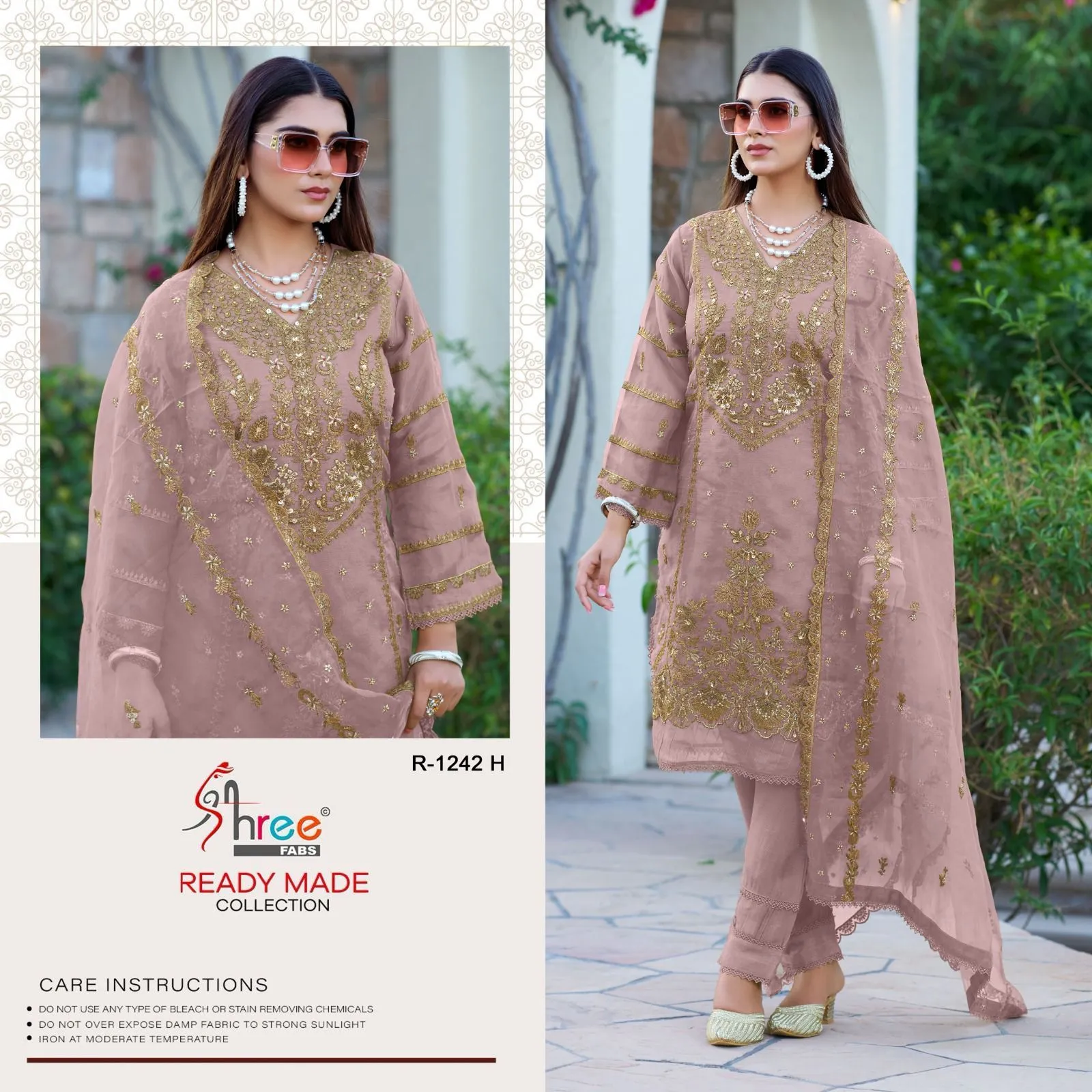 Shree Fabs Readymade Pakistani Suit 1242 - Image 2