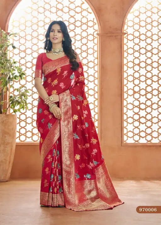 Soft Banarasi Silk Saree Festive Wear Shavitri Silk vol-1