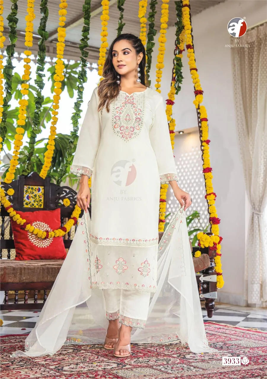 Straight Ethnic Kurti Set Anju Fabrics Sundari Vol-2 - Image 3