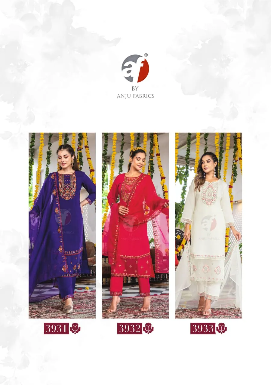 Straight Ethnic Kurti Set Anju Fabrics Sundari Vol-2 - Image 4