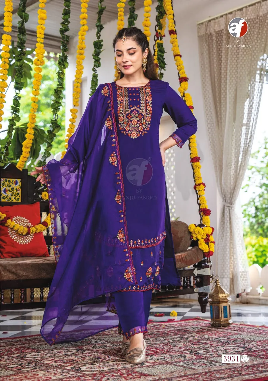 Straight Ethnic Kurti Set Anju Fabrics Sundari Vol-2 - Image 7