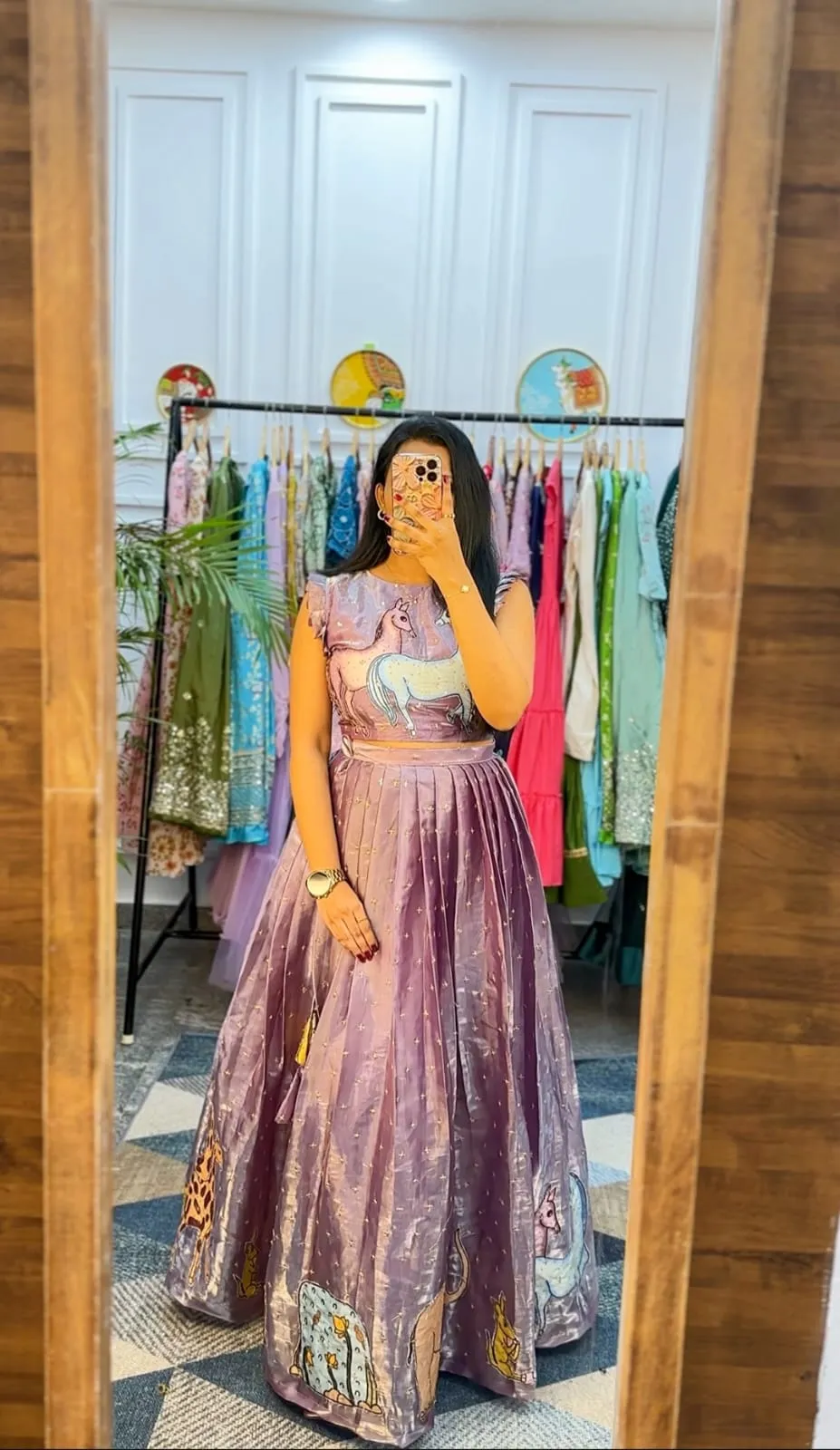 Trending Kalamkari Lehenga Choli