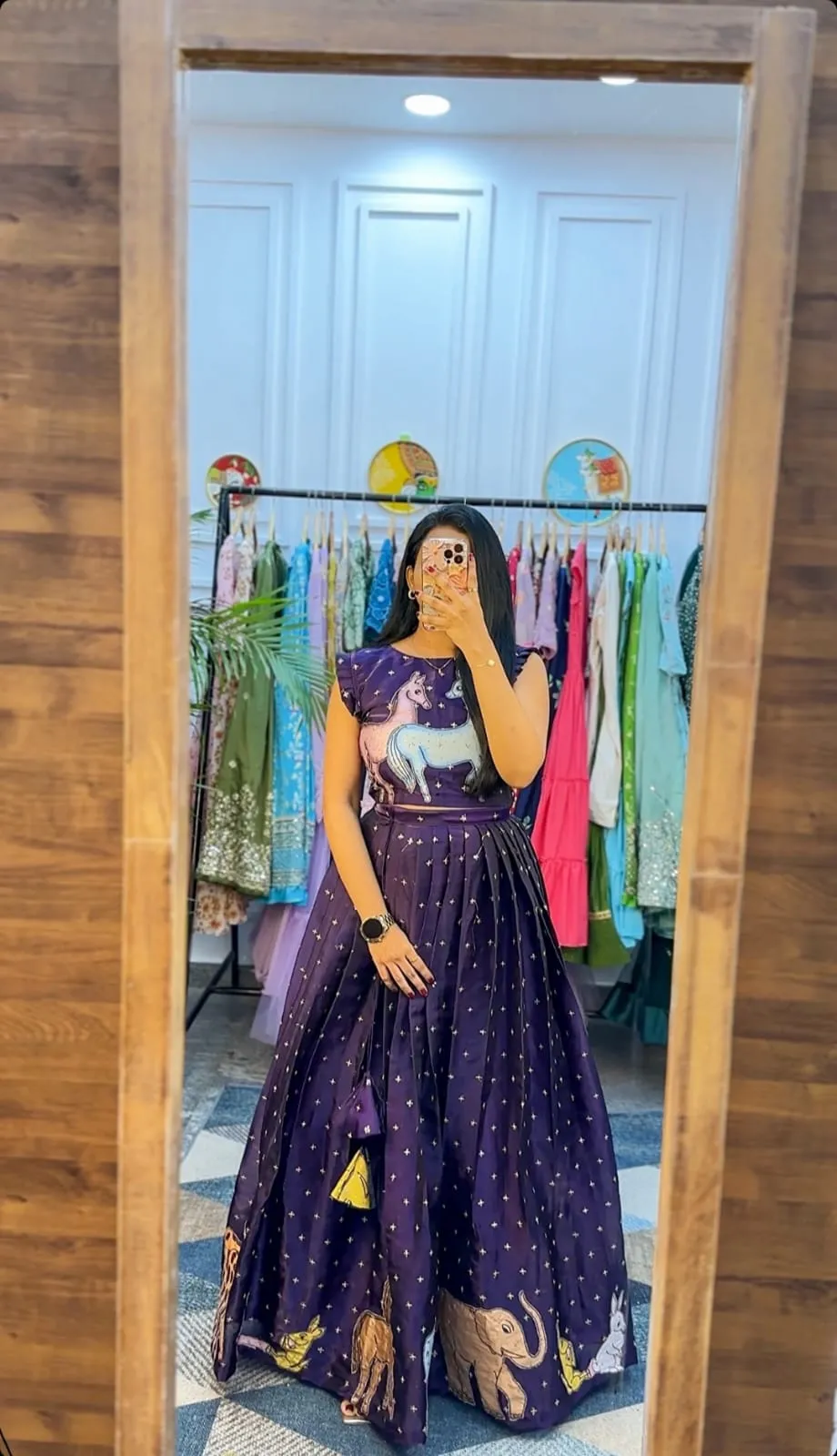 Trending Kalamkari Lehenga Choli - Image 2