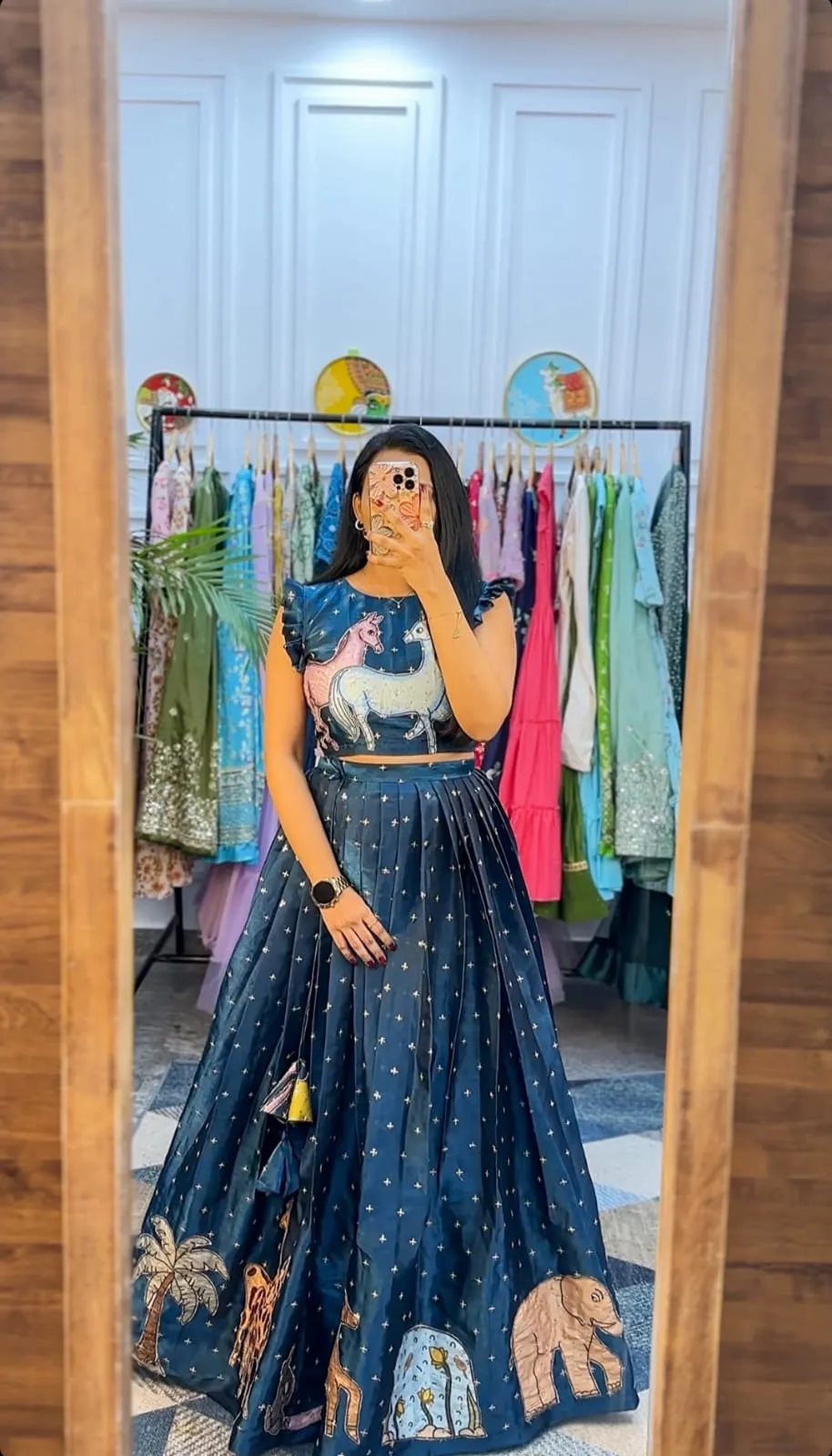 Trending Kalamkari Lehenga Choli - Image 4