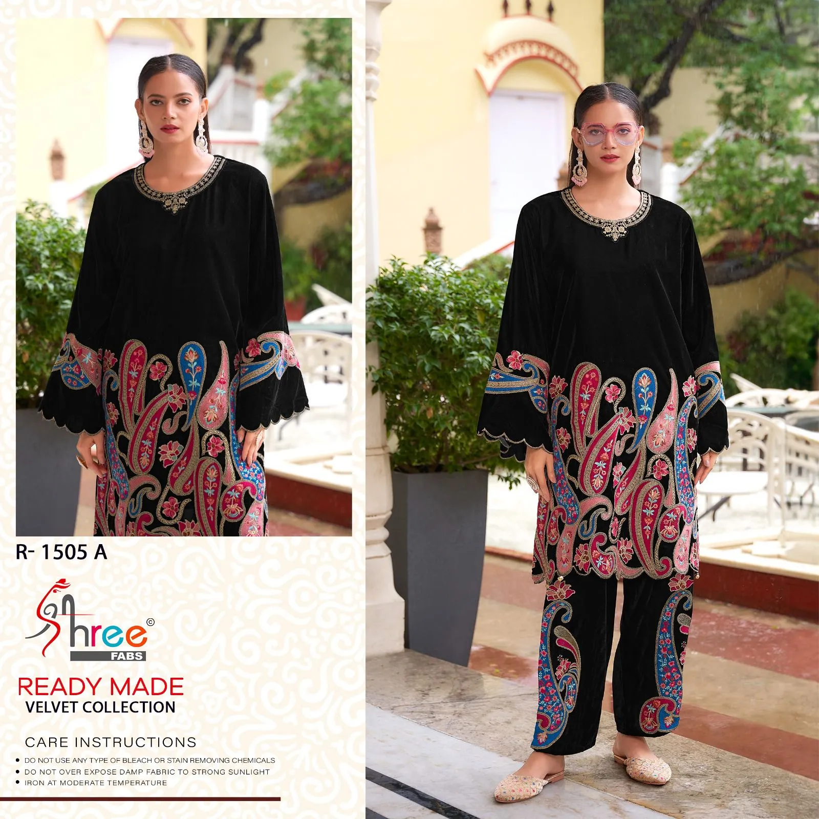 Velvet Code Set Shree Fabs - Image 5
