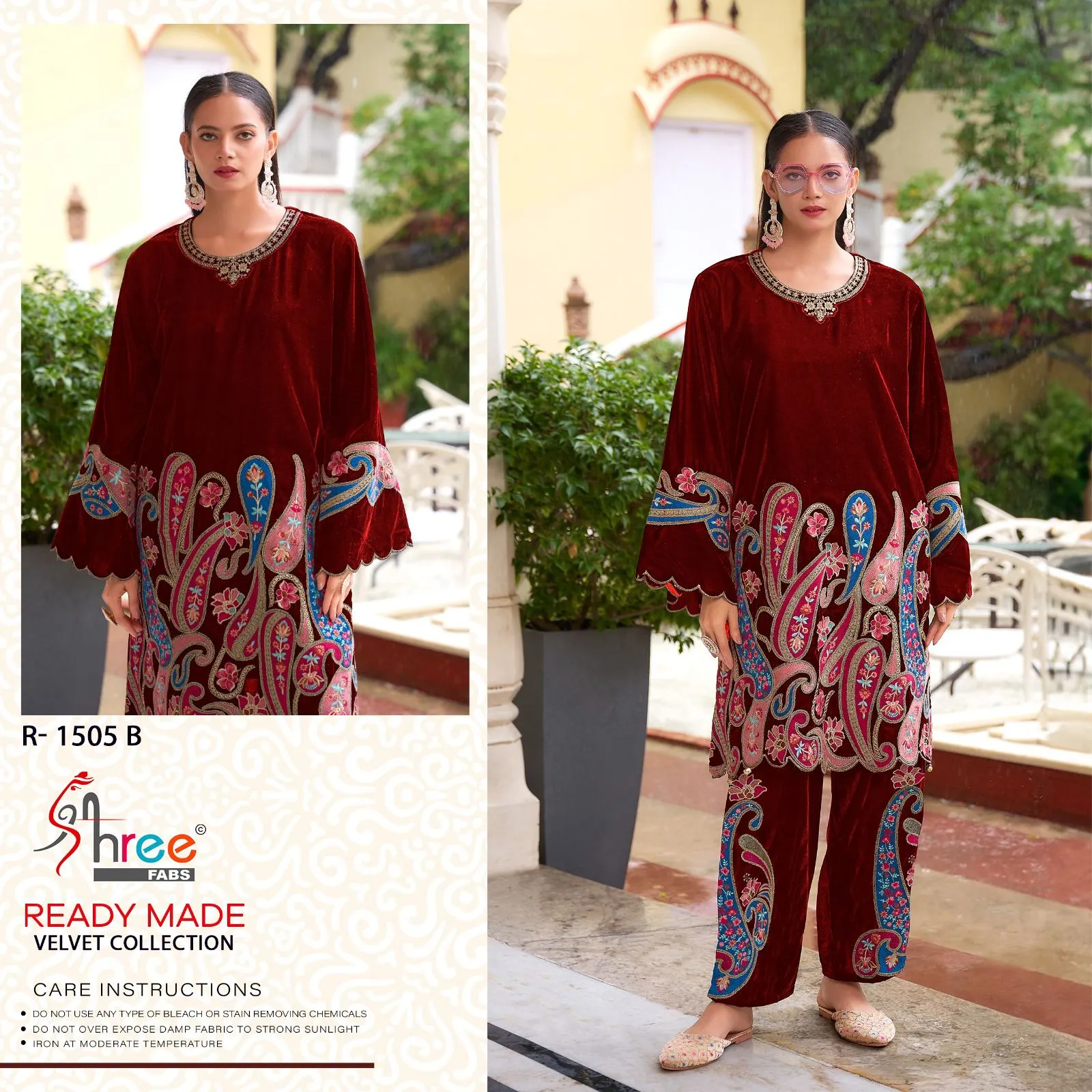 Velvet Code Set Shree Fabs - Image 6