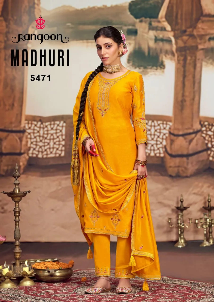 Wedding Wear Ethnic Suits Stitched Rangoon Madhuri - Image 3