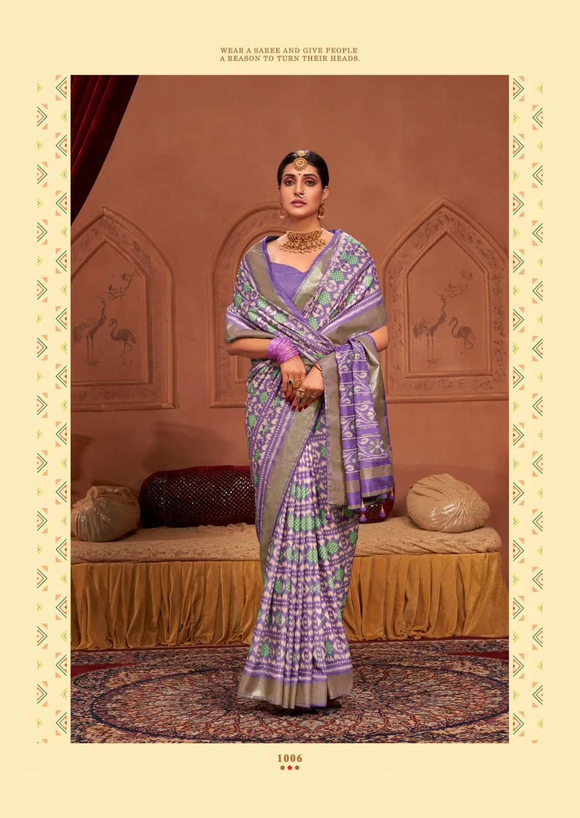 Winter Wear Wholesale Saree Velvet Tusser Silk Palkhi - Image 3