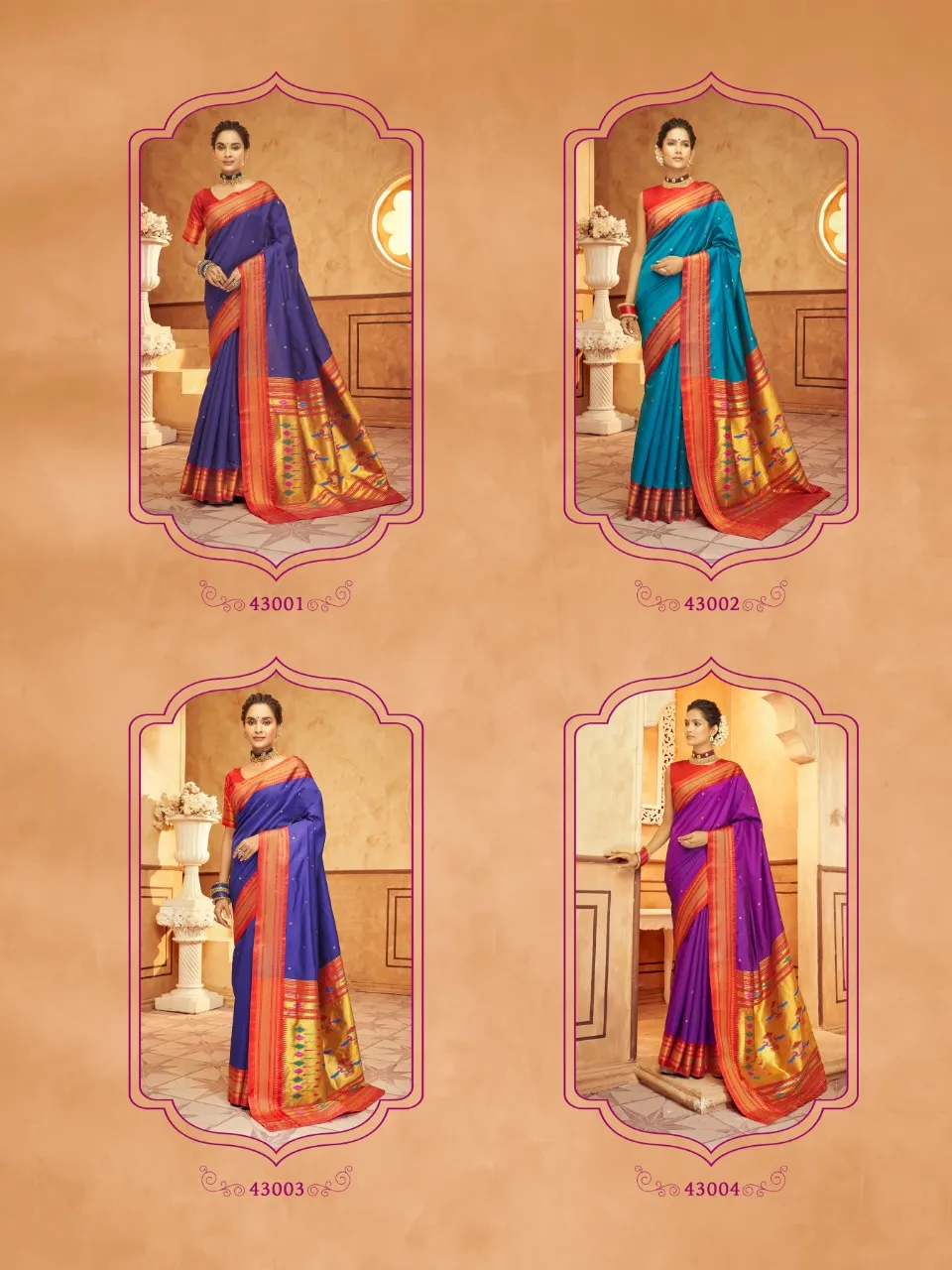 Traditional Paithani Silk Saree Rajpath Aniruddh Paithani - Image 4