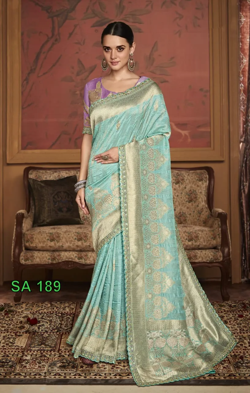 Trending Wedding Wear Silk Ethnic Saree For Wedding Wear Sindhuri Maharani