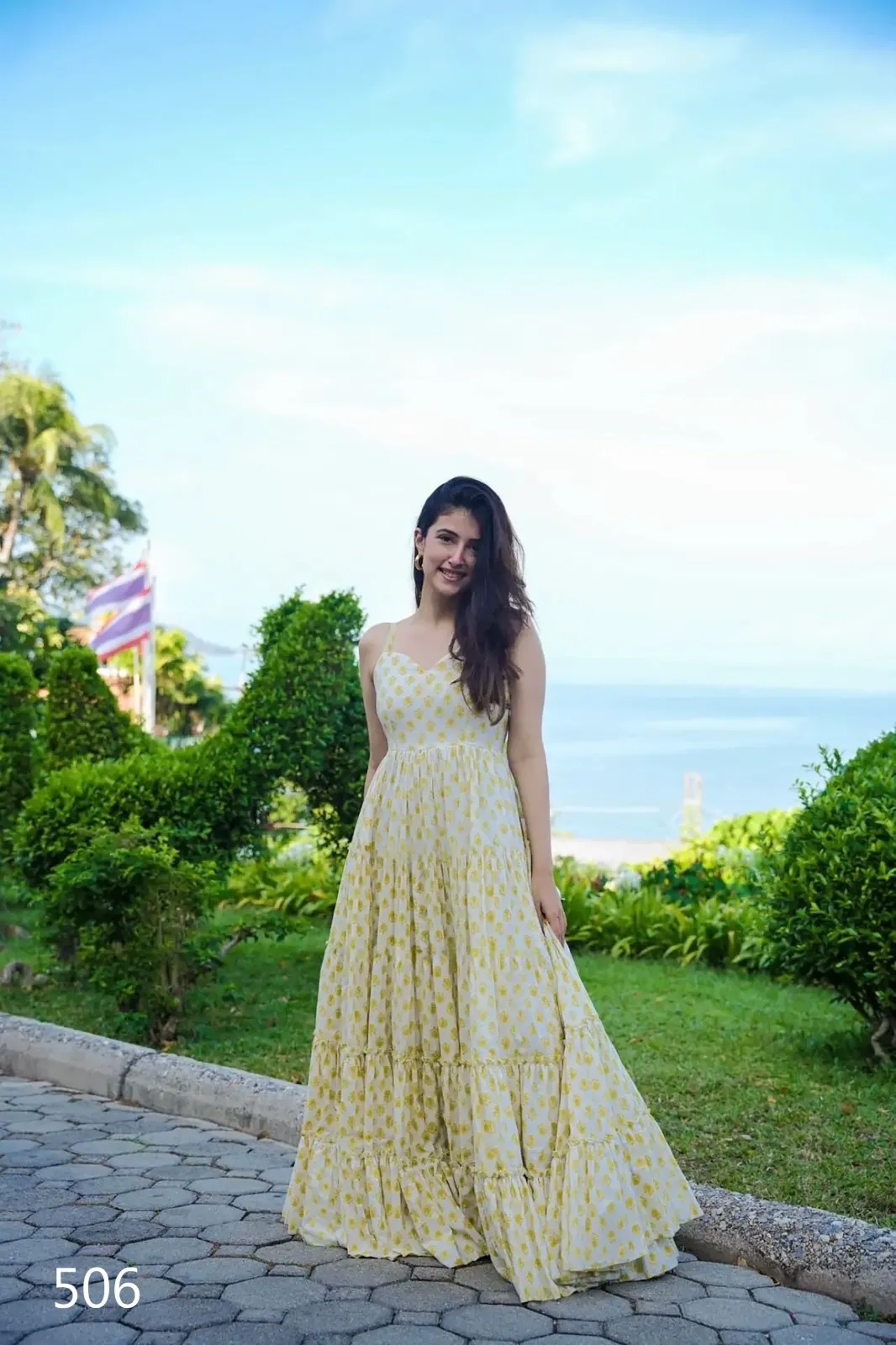 Big Flair Printed Kurti Gowns Big Size Kurtis - Image 2