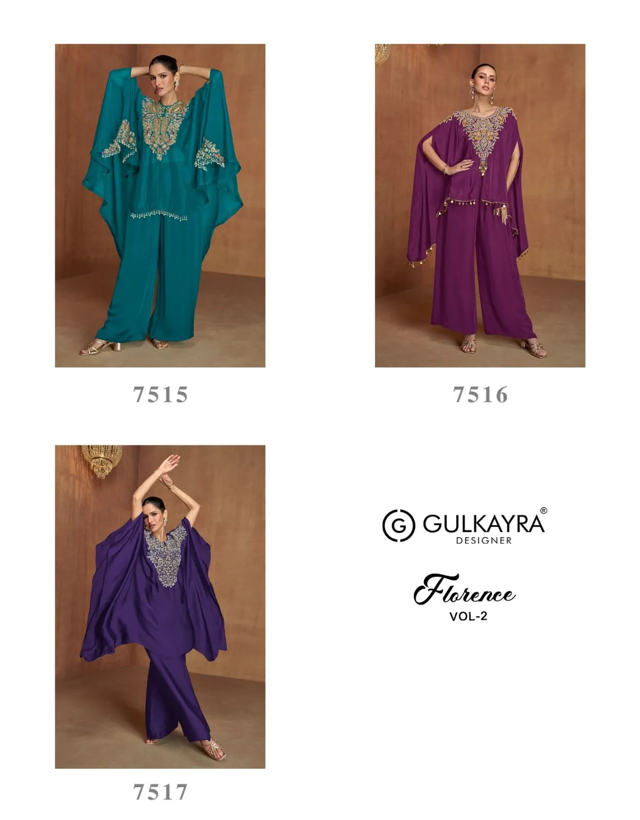 Kaftan Style Plazzo Suit Wedding Wear - Image 6