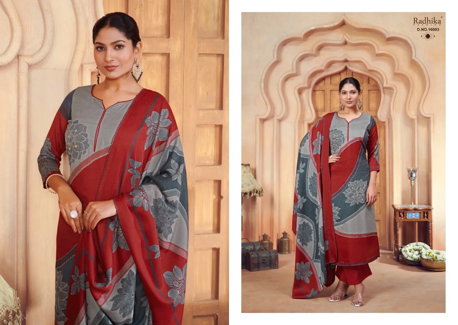 Lawn Cotton Dress Materials Radhika Fashion Jemina - Image 2