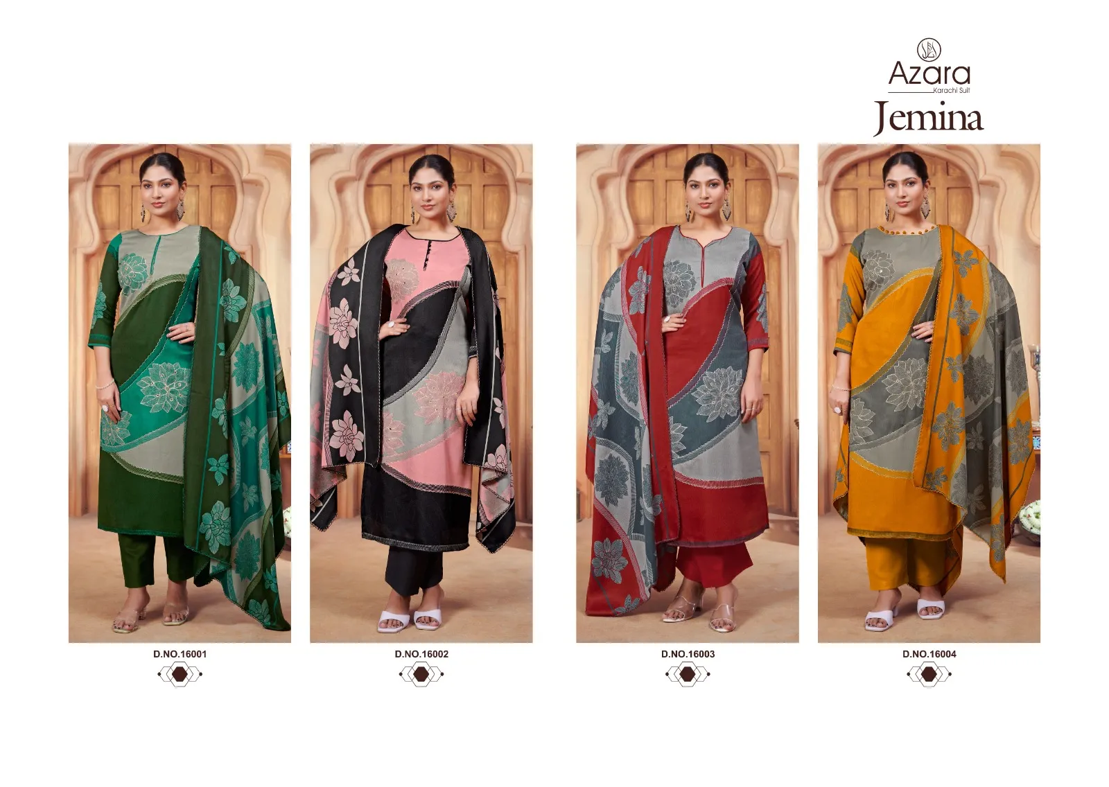 Lawn Cotton Dress Materials Radhika Fashion Jemina - Image 3