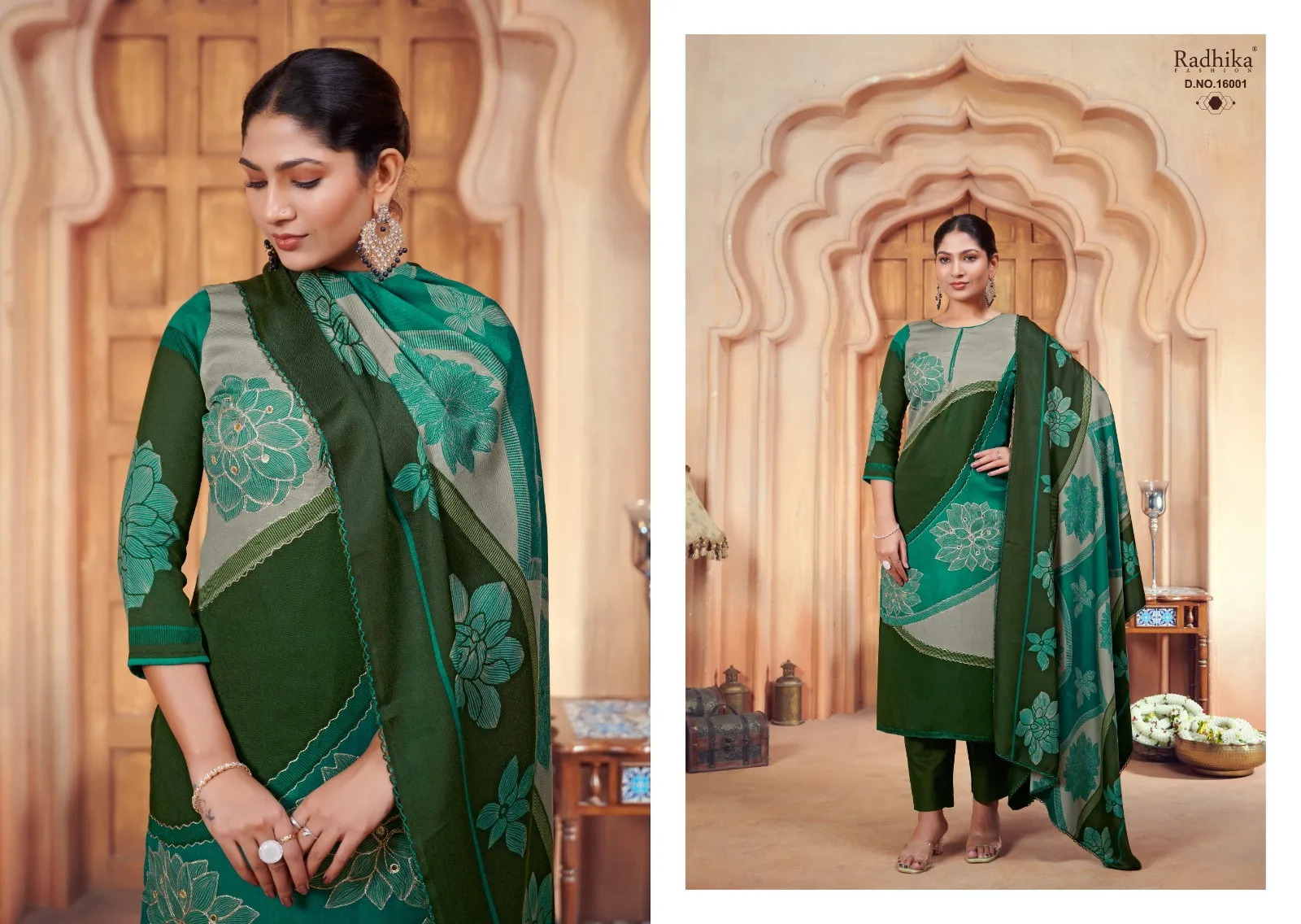 Lawn Cotton Dress Materials Radhika Fashion Jemina - Image 6